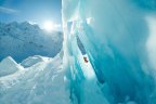 A view through the ice.