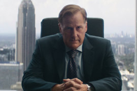 Jeff Daniels as Charlie Croker, a Georgia native with college football fame, a blond second wife and a mountain of debt, in A Man in Full.