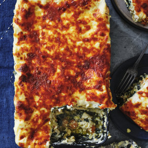 Adam Liaw’s vegetarian lasagne.
