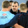 Michael Cheika coached the Waratahs to a Super Rugby title in 2014.