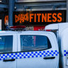 The woman was allegedly stabbed in the car park of Crunch Fitness in Alexandria.