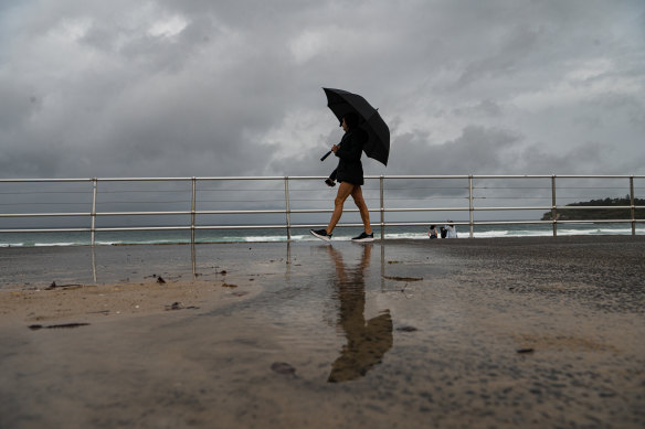 Wet weather in Sydney. 