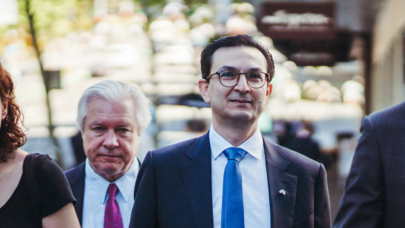 Dr Munjed Al Muderis outside court in September.