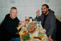 Mulberry Group founder Nathan Toleman (left) and chef Tom Sarafian have partnered on the opening of Sarafian’s first restaurant.