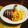 Steak frites at Chez Crix is a no-brainer.