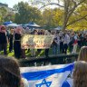 An uneasy stand-off formed at Melbourne University this month between a Jewish community rally and students protesting against university ties to weapons companies and Israel’s war in Gaza. 