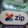 The government is in the middle of regulating buy now, pay later products like Afterpay and Zip.