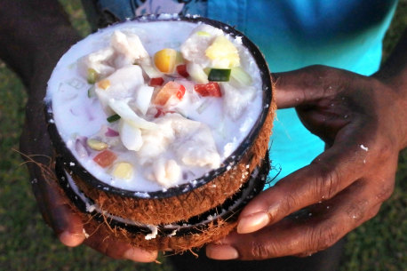 A Tongan delicacy.
