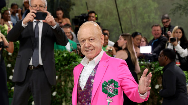 Box billionaire goes Pratty in pink at the Met Gala