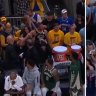 NBA star throws ball at fan