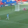 Young gun's insane stop denies certain goal