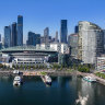 Melbourne’s Docklands where sublet space is still high.