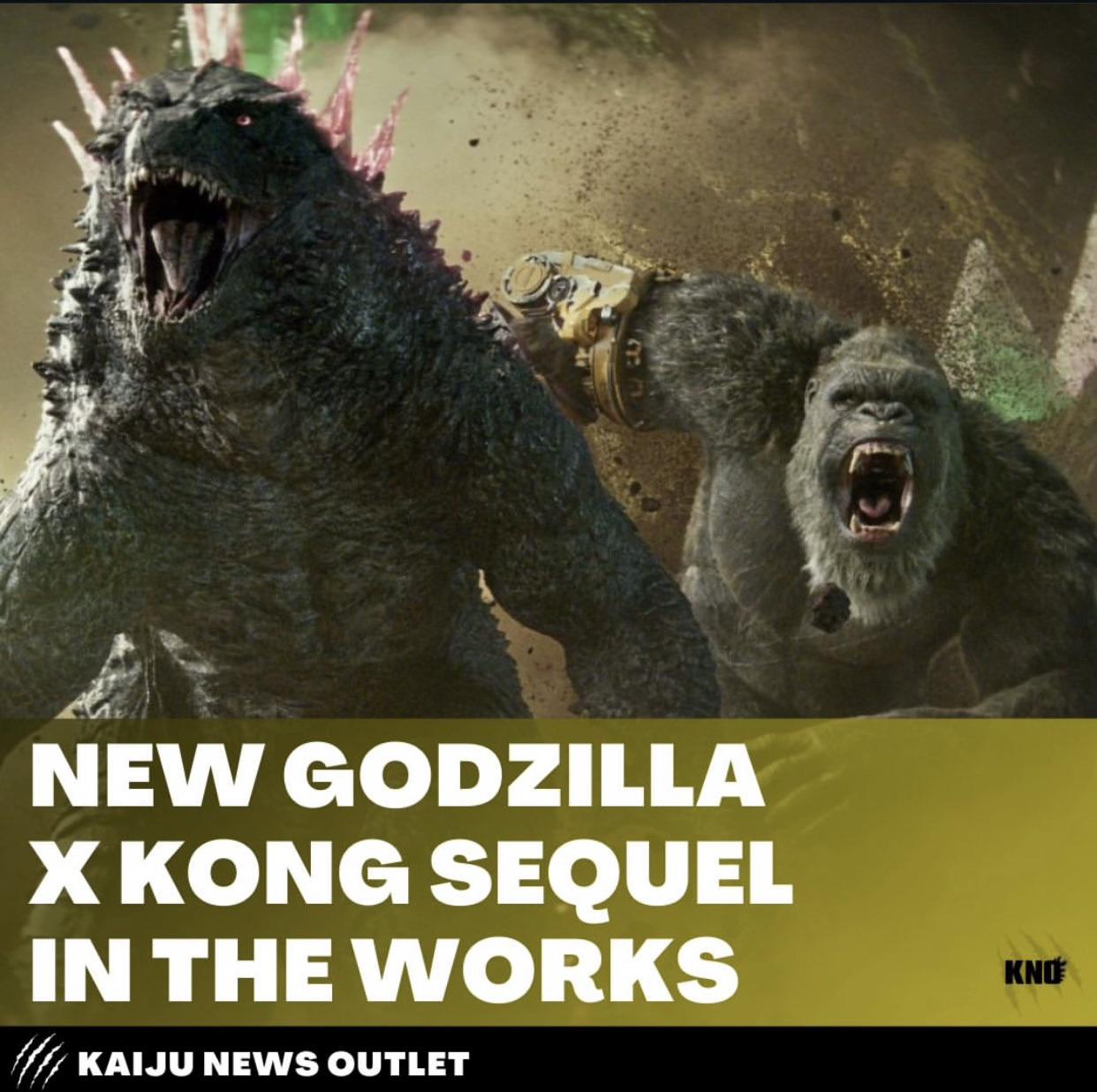 r/GODZILLA - New Godzilla x Kong Sequel in the works. Source from Kaiju News Outlet.