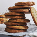 Brown cinnamon biscuits.