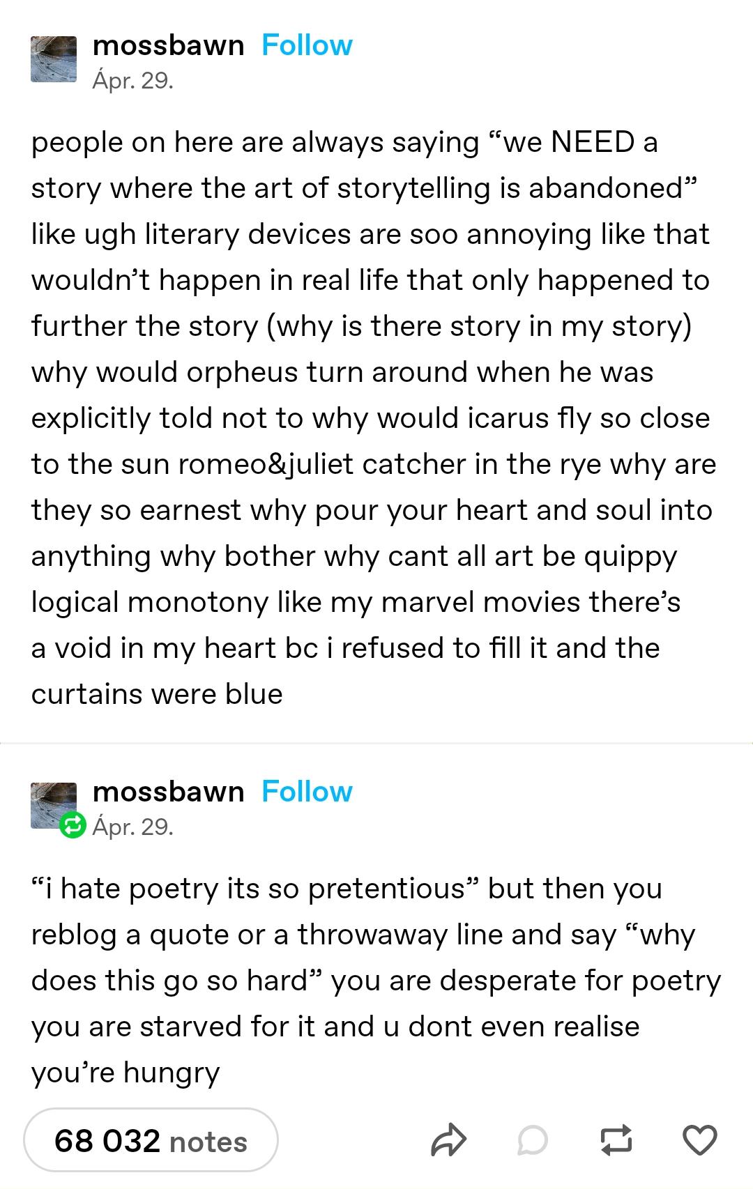 r/tumblr - literature