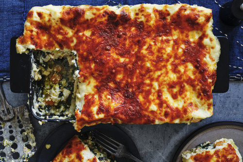 Adam Liaw’s vegetarian lasagne.