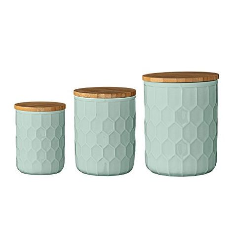 Bloomingville Ceramic Jar Set with Bamboo Lids, Mint Gree... https://smile.amazon.com/dp/B01BSMRMJ0/ref=cm_sw_r_pi_dp_mRYExbCMTCTT5 Food Storage, Home Décor, Canister Sets, Canister Crafts, Canisters, Kitchen Canister Sets, Kitchen Canisters And Jars, Kitchen Canisters, Ceramic Jars