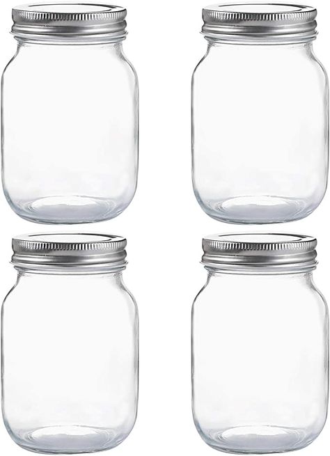 Overnight Oats, Food Storage, Mason Jars, Metal, Glass Jars With Lids, Canning Jars, Jar Lids, Mason Jar Gifts Diy, Mason Jar Lids