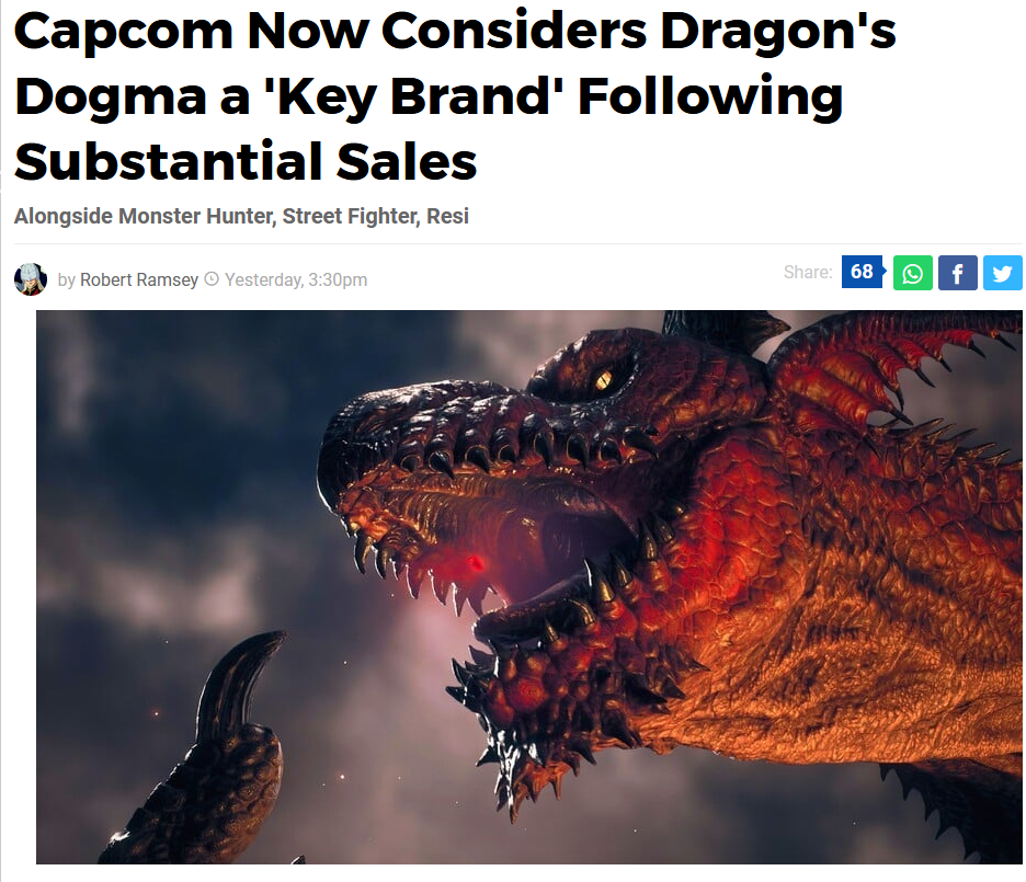 r/DragonsDogma - Some good news