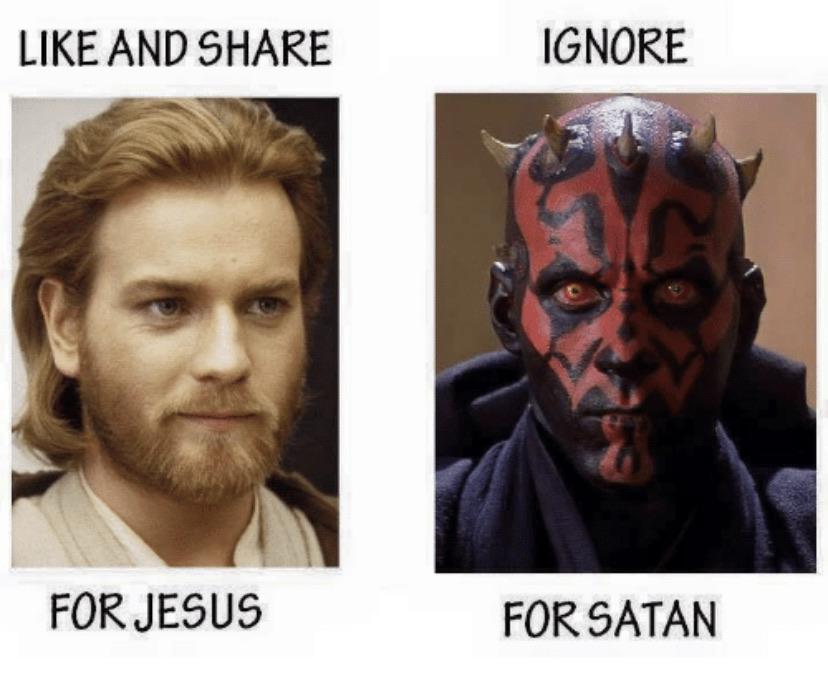 r/PrequelMemes - Dont let satan win