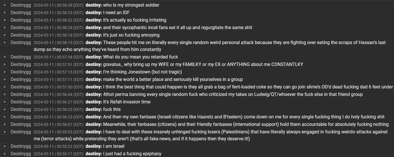 r/LudwigAhgren - Destiny's reaction to the twitter "drama" (to read from bottom to top). This is the cringiest thing I've ever read