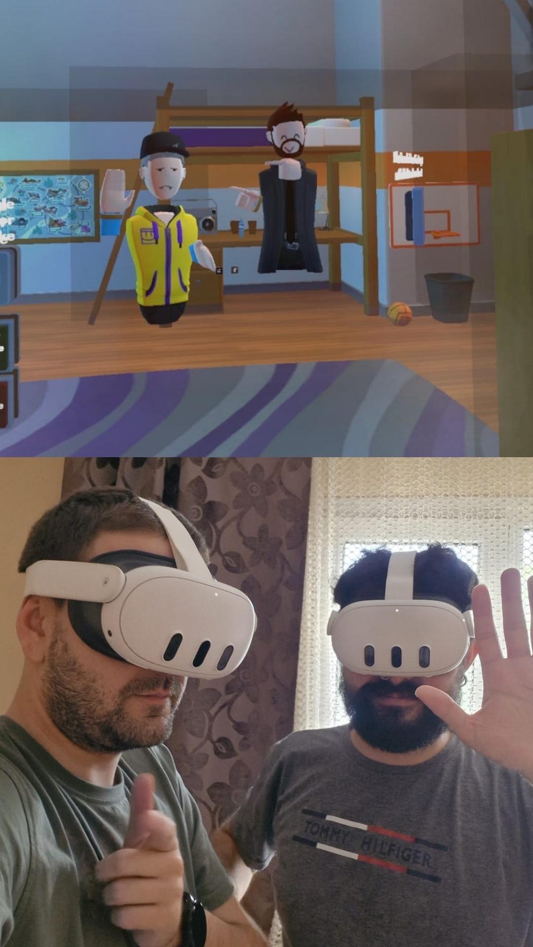 r/OculusQuest - Vr to reality. We met in real life