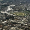 The Flemington Racecourse flood wall kept the track in perfect condition while Maribyrnong homes flooded.