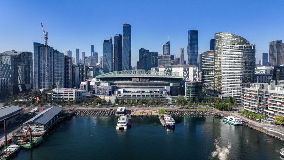 Melbourne’s Docklands where sublet space is still high.