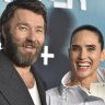 Joel Edgerton at Dark Matter’s premiere with Jennifer Connelly in Los Angeles.