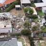 About 40 homes have been damaged with some completely destroyed after thier roofs were ripped off.