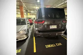 ‘Just a suggestion’: Can large cars park in small car-only spots?