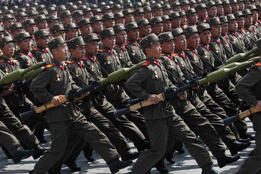 North Korea is suspected of supplying grenade launchers like these to Hamas.