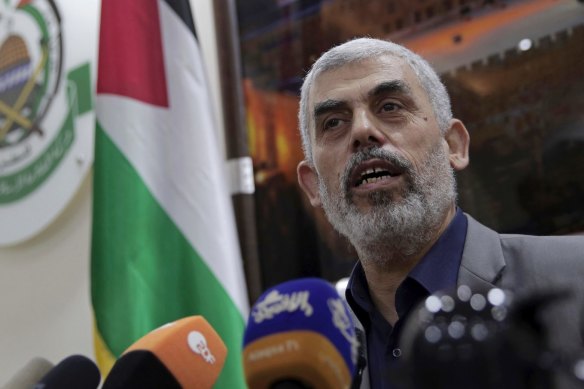 Yahya Sinwar, the Hamas militant group’s leader in the Gaza Strip pirctured in 2018. 