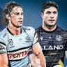 NSW halfback options Nicho Hynes and Mitchell Moses after Nathan Cleary’s injury.