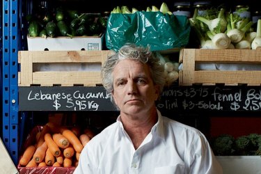 Barry McDonald at his former Fratelli Fresh outlet in Walsh Bay. 