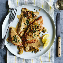 Adam Liaw’s chicken diane.