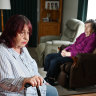 Anna Peretic with mother Franca Peretic at their Ringwood North home.