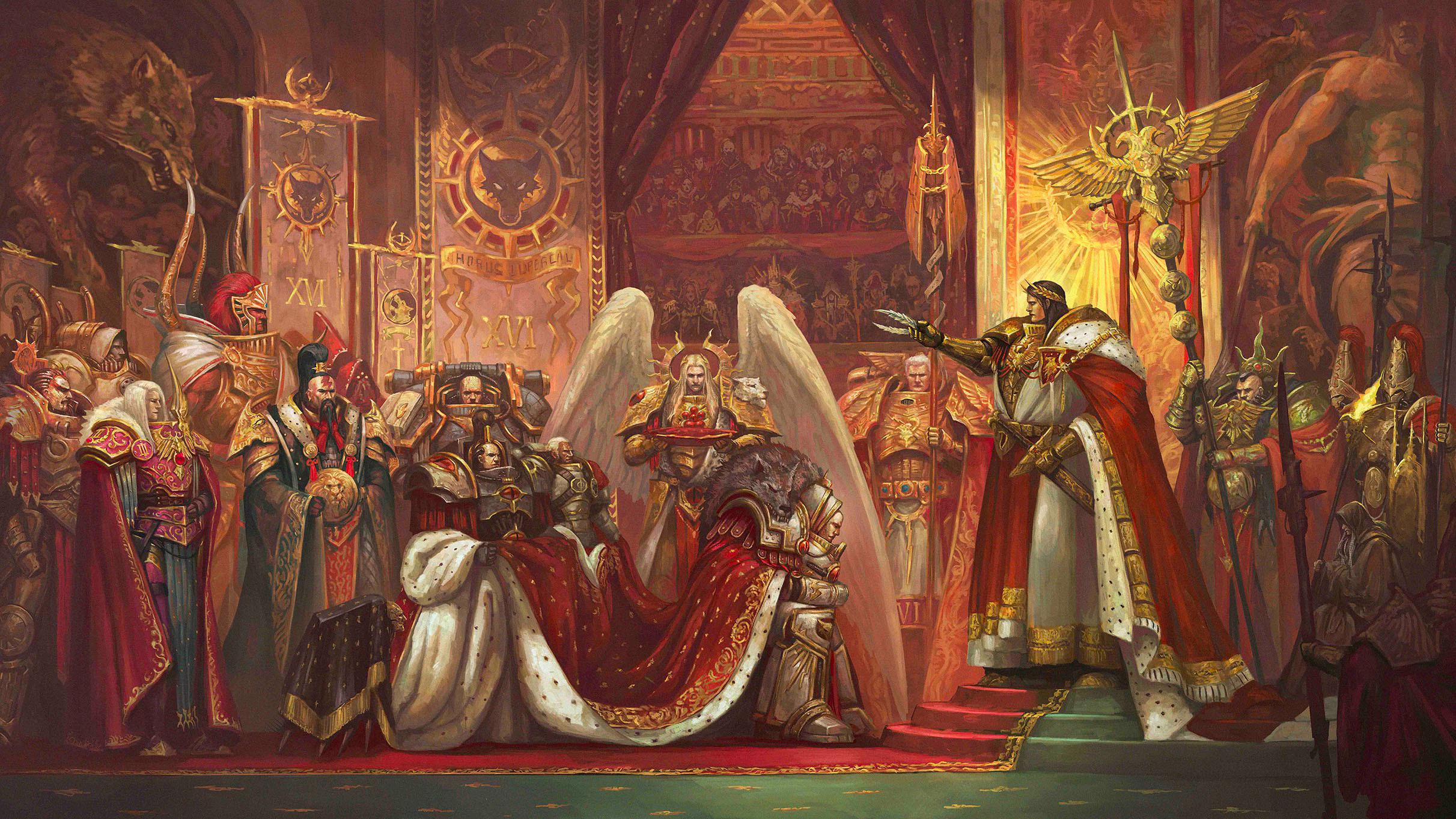 r/ImaginaryWarhammer - Coronation of the Warmaster (L J Koh)