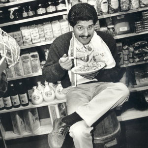 John Portelli in his element in 1991.