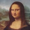 The Mona Lisa, a portrait of Lisa Gherardini, in the Louvre.