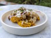 Twice cooked corn ribs with chipotle crema. Picture by Gary Ramage