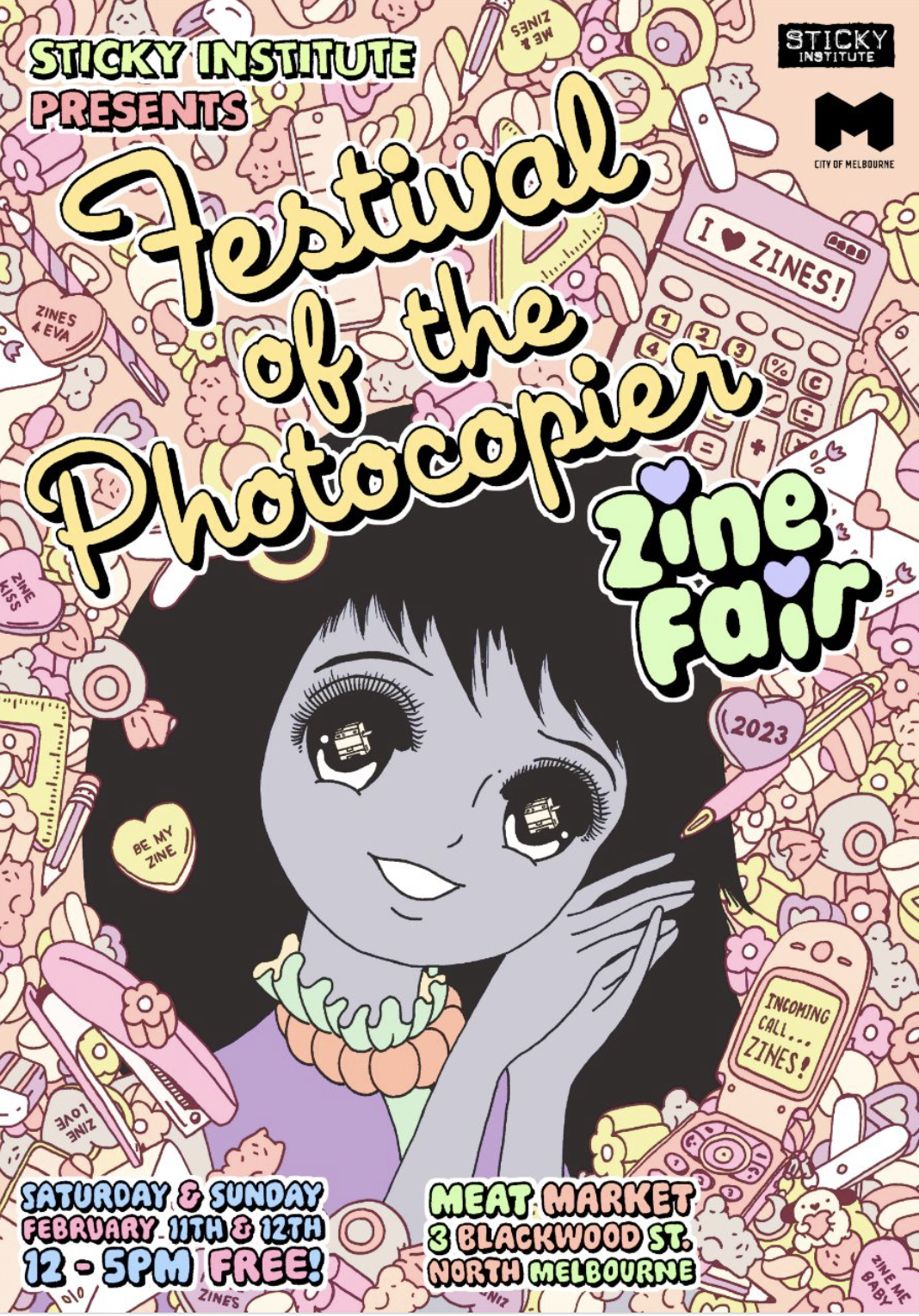 Surprise! Stallholder applications for the Festival of the Photocopier are open now! Here’s the link the application form: https://my.mtr.cool/dyaftmfaezBig for Merv Heers who created 2023’s poster!
