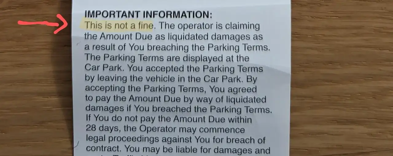 ‘This is not a fine’: Can a private company enforce a parking fine?