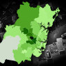 The Sydney suburbs with the highest share of distressed listings. 