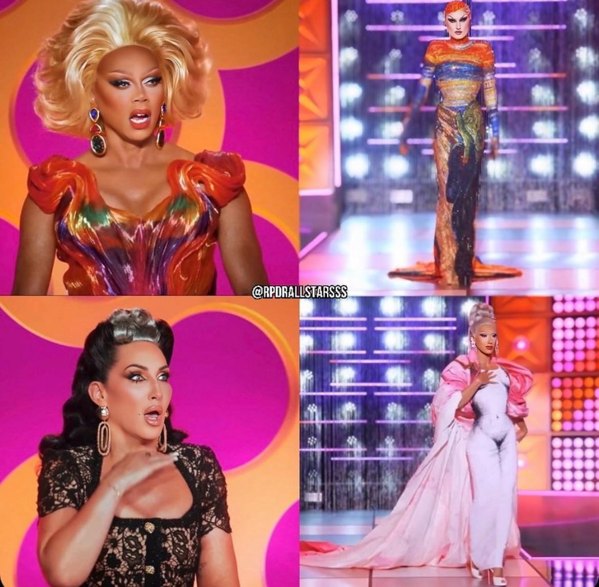 r/rupaulsdragrace - Two of the best looks in herstory…in the same episode!😱🤯