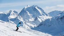 Les Trois Vallées in the Savoie region of France has almost 600 kilometres of skiable terrain.