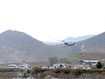 In this photo provided by Islamic Republic News Agency, IRNA, the helicopter carrying Iranian President Ebrahim Raisi takes off at the Iranian border with Azerbaijan.