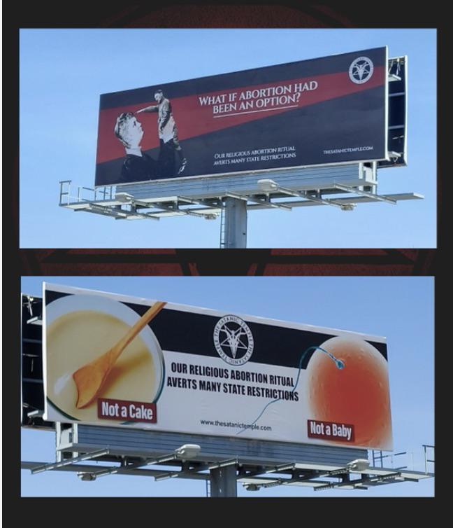 r/pics - The Satanic Temple’s New Billboards in Phoenix, AZ.