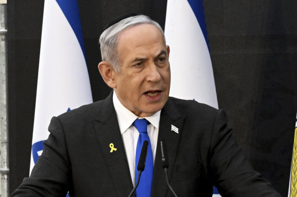 Israeli Prime Minister Benjamin Netanyahu.