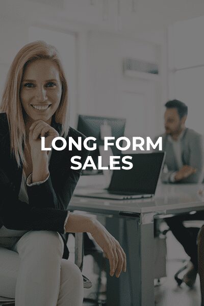 Long Form Sales poster